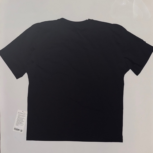 Lululemon Pique Oversized Black T-Shirt Sz: L - Picture 2 of 4